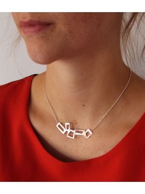 Zilveren ONNO ketting K0289