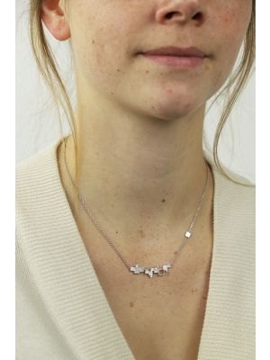 Zilveren ONNO ketting K0320