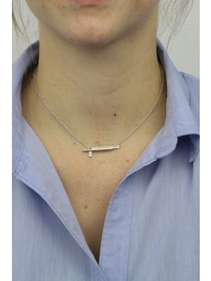 Zilveren ONNO ketting K0332