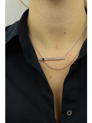 Zilveren ONNO ketting K0337