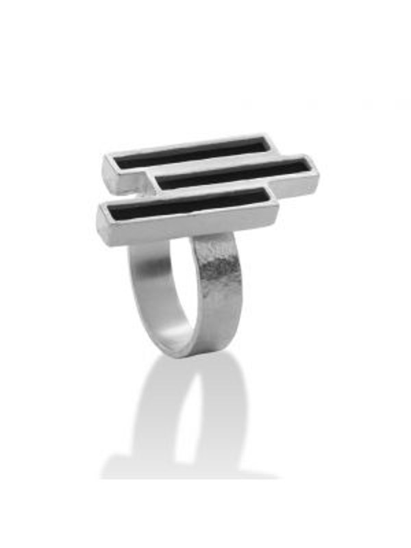 Zilveren ONNO ring R0370