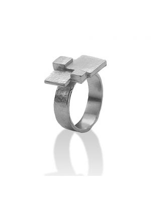 Zilveren ONNO ring R0377
